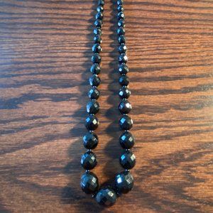 Black Necklace 24"